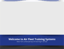 Tablet Screenshot of airfleettraining.com